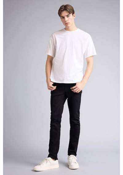 DeFacto Pedro Slim Fit Dar Kalıp Normal Bel Dar Paça Jean Pantolon R8788AZ25AUNM40