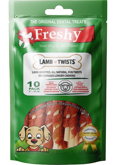 Freshy Twists Kuzulu Burgu Çubuk 10'lu