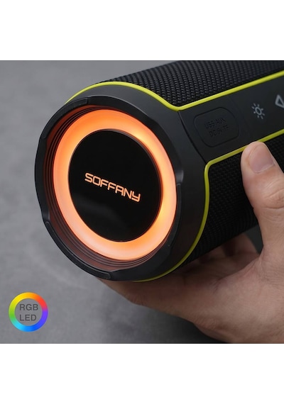 Sfn-880 Rgb Işıklı Bluetooth Hoparlör - Ses Bombası Su Geçirmez T