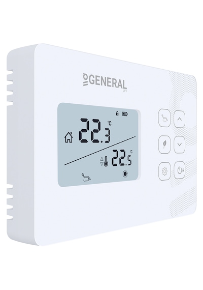 General Mitra Ht290s Rf Mod Seçenekli Kablosuz Oda Termostatı