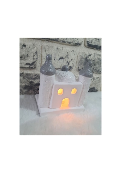 Cami Mumluk- Gümüş Kubbeli Cami Mumluk & Biblo. Beyaz