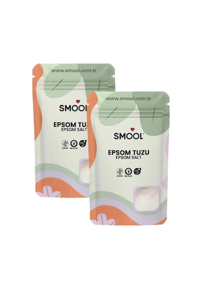 Epsom Tuzu 2&apos Li Set 2x1000 Gr İngiliz Tuzu Katkısız, Banyo Tuzu Ayak Banyosu Peeling 2 Kg 10700365