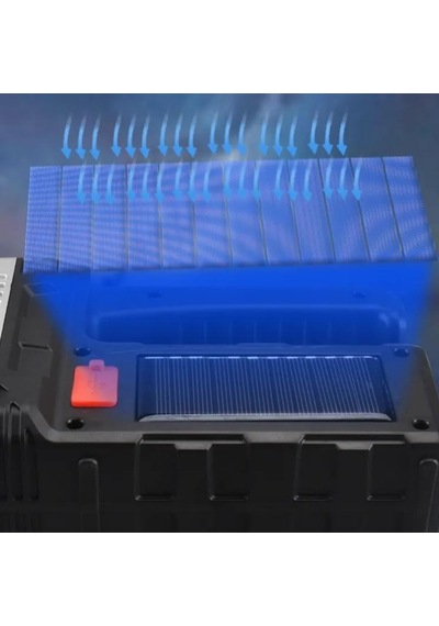 Forlife 30Watt Solar Şarjlı Fonksiyonel Fener Siyah
