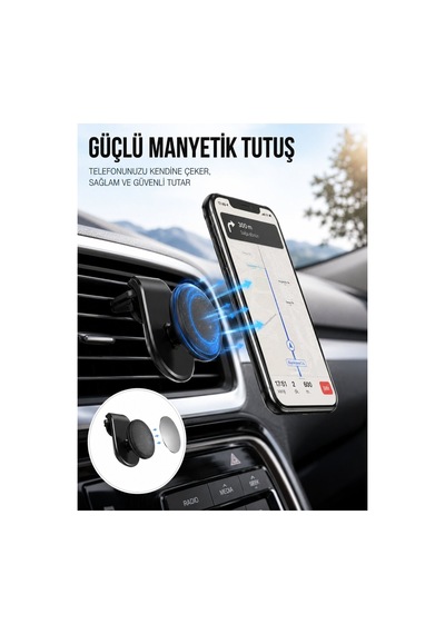 Kalorifer Izgaralı Manyetik Telefon Tutucu Sarsıntı Geçirmez Yeni Nesil - Hs08379051-7149 Renkli Renkli