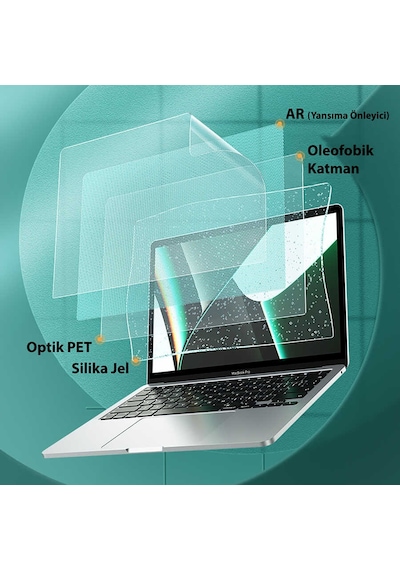 Benks Apple Uyumlu MacBook 13.3 Pro Retina Benks AR (Anti Reflective) Yansıma Önleyici Ekran Koruyucu ZORE-216939