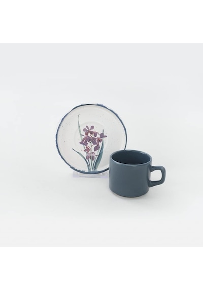 Lexroo Anatolian Flowers Stackable Çay Takımı 12 Parça 6 Kişilik - 256/261 Çok Renkli