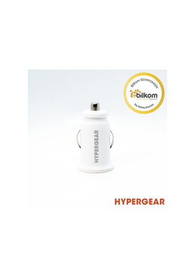 Hypergear 2.1A 2X Hızlı Araç Şarj Aleti Başlığı Beyaz