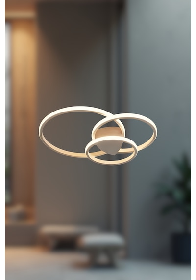 Dynaris Led Avize - Oturma Odası, Salon, Mutfak Uyumlu Avize Beyaz