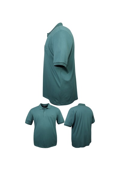 Erkek Büyük Beden 115 - 155 Kilo Arası Uygun Bedenli Likralı Pike Polo Yaka Cepli Tişört Yeşil Erkek Büyük Beden 115 - 155 Kilo Arası Uygun Bedenli Likralı Pike Polo Yaka Cepli Tişört Yeşil