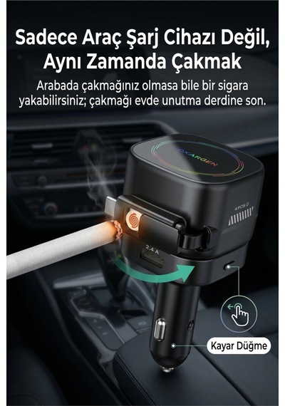 4 İn1 Arada 45w Pd Katlanabilir Araç Şarj Cihazı, Hızlı Şarj, Ortam Işıkları, Güvenlik Çekici, 17air İçin Geri Çekilebilir Kablo Ve Çakmaklık Siyah - 927987551 4 İn1 Arada 45w Pd Katlanabilir Araç Şarj Cihazı, Hızlı Şarj, Ortam Işıkları, Güvenlik Çekici, 17air İçin Geri Çekilebilir Kablo Ve Çakmaklık Siyah - 927987551