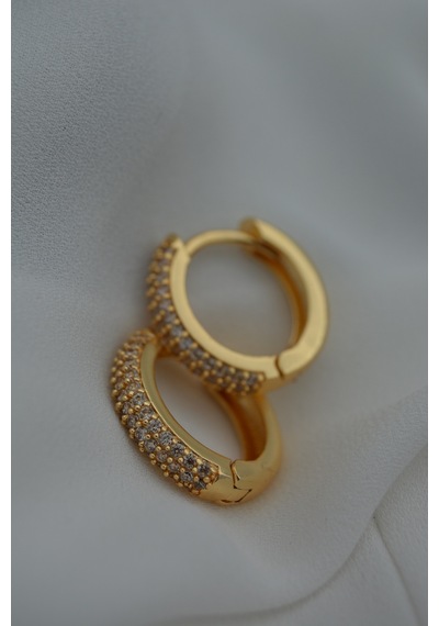 Stoneagejewellery Stoneage Zirkon Taşli Kilitli Küpe N11.88571 Çok Renkli