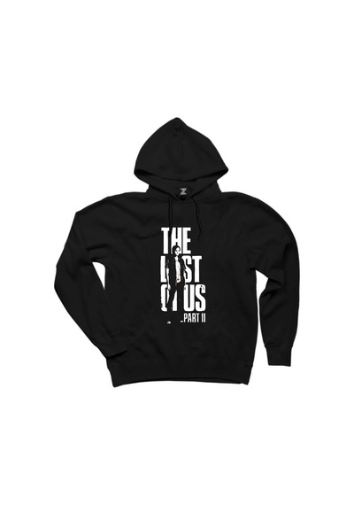 The last of Us Ellie Gamers Siyah Kapşonlu Sweatshirt Hoodie Siyah