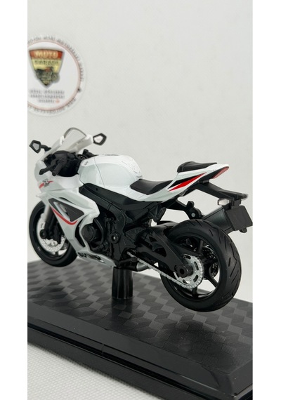Suzuki Gsx-r1000r Beyaz 1:18 Ölçek Diecast Model Motosiklet