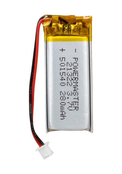 Powermaster Pm-21322 3.7v 280mah 501540 3.5mm Soketli Lityum Polimer Li-po Batarya Şarj Edilebilir Pil