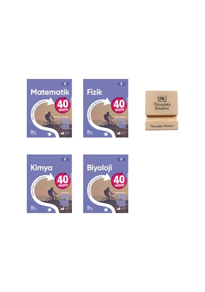 Okyanus 9. Sınıf 40 Seans Matematik Fizik Kimya Ve Biyoloji Konu Özetli Soru Bankası 4lü Set