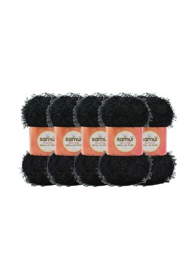5 Adet Sp-samur Sakal Lif İpliği 430 Siyah-100 Gr-100 Mt