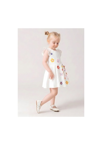Ketbaby Kız Çocuk Pileli 3 Boyutlu Çiçekli Özel Gün Abiye Elbise - Garden Beyaz Çiçekli Beyaz Çiçekli Ketbaby Kız Çocuk Pileli 3 Boyutlu Çiçekli Özel Gün Abiye Elbise - Garden Beyaz Çiçekli Beyaz Çiçekli