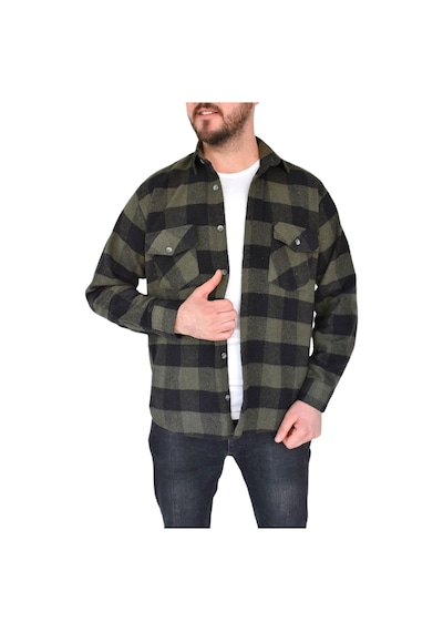 Erkek Oduncu Çift Cep Kapaklı Regular Fit Gömlek Bgl-st02338 001