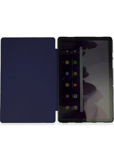 Newface Samsung Galaxy T220 Tab A7 Lite 8.7 Kılıf Tablet Smart Kılıf - Lacivert Tablet Kılıfı