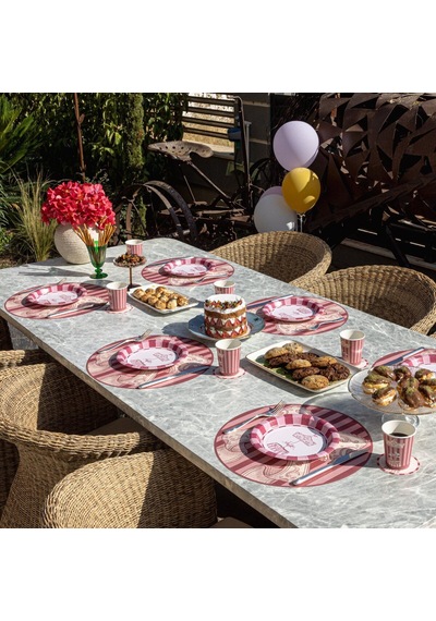Pinky Kağıt Amerikan Servis 39 Cm 12'li Paket Beyaz