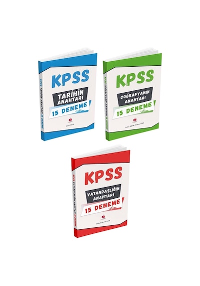 2026 Kpss Genel Kültür 3'lü Deneme Seti - Tarih, Coğrafya Ve Vatandaşlık