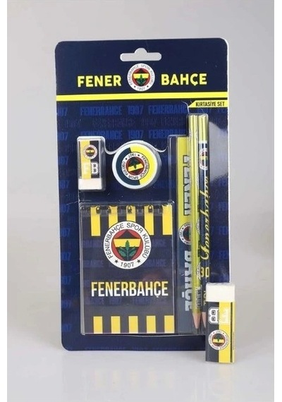 Fenerbahçe Kırtasiye Seti Not Defterli 6 Lı Çok Renkli