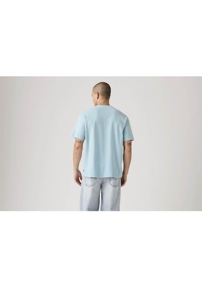 Levis Authentic Red Tab Vintage Mavi Erkek T-shirt A0637-0180 Mavi