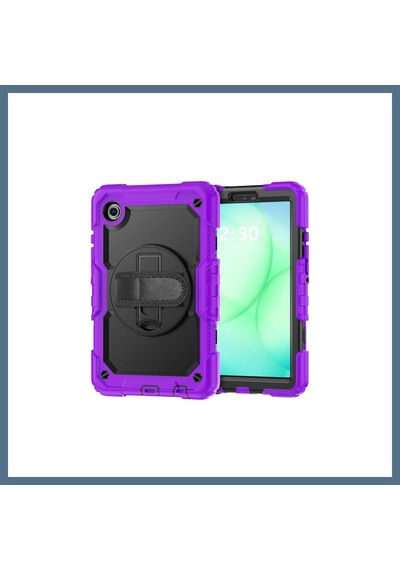 Buradabulabilirsin Samsung Galaxy Uyumlu Tab A11 Plus Kılıf Amazing Tablet Kapak - Mor Bbz