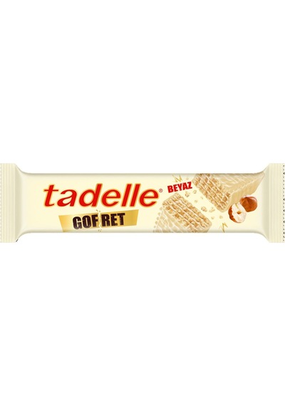 Tadelle Beyaz Çikolatalı Gofret 28 Gr 28 Adet