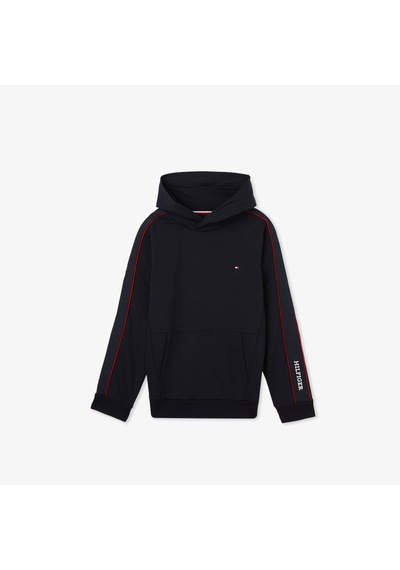 Tommy Hilfiger Tape Regular Çocuk Lacivert Sweatshirt Düz Kb0kb09054 Lacivert