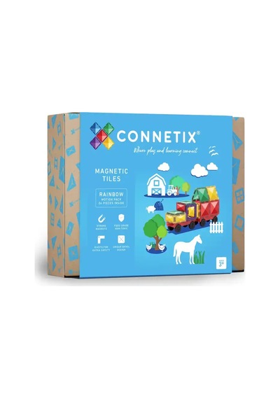 Connetix Rainbow Motion Set - 24 Parça Con-eu-24c