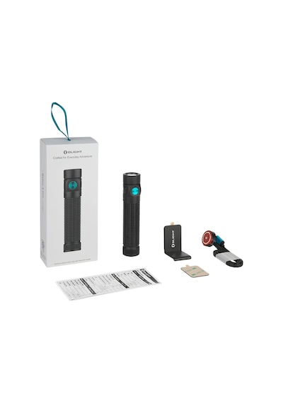 Olight Baton 4 Pro Siyah 1600 Lümen Şarjlı Led El Feneri 200 M Menzil, Usb-c, Ipx8