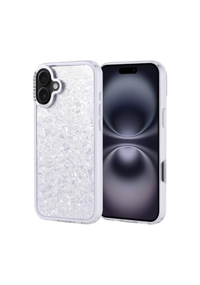 Apple iPhone 16 İle Uyumlu Kılıf Gümüş Kapi Kapak Taşlı Apple iPhone 16 İle Uyumlu, Gümüş Sku: Zeusb0fdqvm1j4