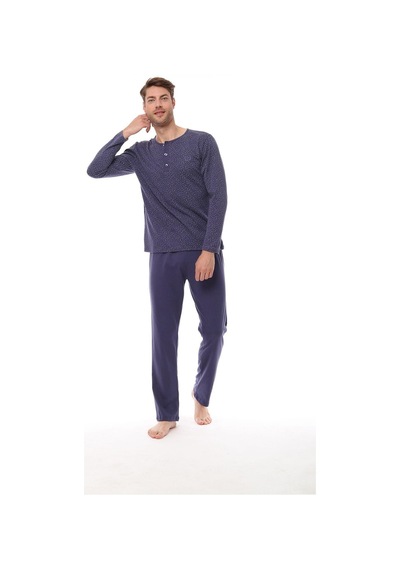 Pijadore 1523 Erkek Uzun Kollu Pijama Takım 001