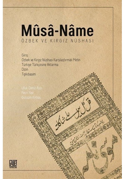 Musa  - Name: Özbek ve Kırgız Nüshası  - Fecri Yavi  - Palet Yayınları