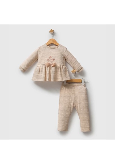 Melonika Tongs Baby Magic Forest 2'li Takım 5642 Krem Çok Renkli