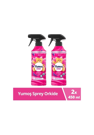 Yumoş Sprey Yıkaması Zor Eşyalar Için Orkide 450 Ml X 2