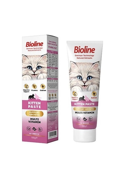 Bioline Kitten Paste Yavru Kedi Macunu 100 G