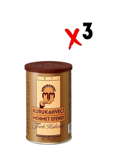 Kurukahveci Türk Kahvesi 250 Gr X 3