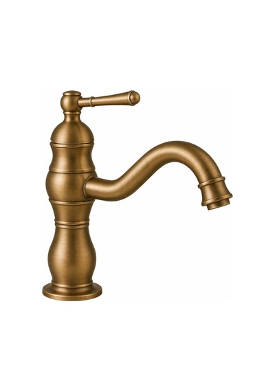 Rustik Lavabo Bataryası Antik Kısa Siyah