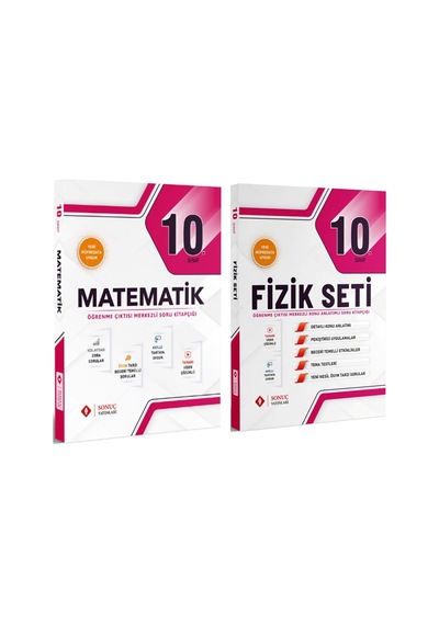 Sonuç Yayınları 10. Sınıf Matematik Ve Fizik Modüler Seti 2 Kitap