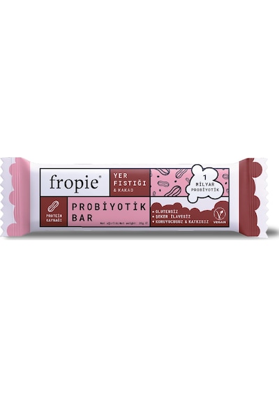Fropie Probiyotik Meyve Barı Yer Fıstığı & Kakao 12 x 35 G
