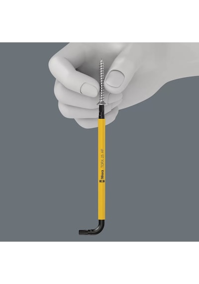 Wera 967 Sxl Torx Hf Renkli Allen Anahtar, Tutma Fonksiyonlu, Uzun, Tx 15 X 123 Mm