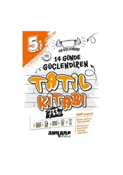 5. Sınıf 14 Günde Güçlendiren Tatil Kitabı Ankara Yayıncılık