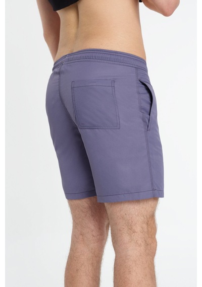 Regular Fit Erkek Deniz Şortu Mor