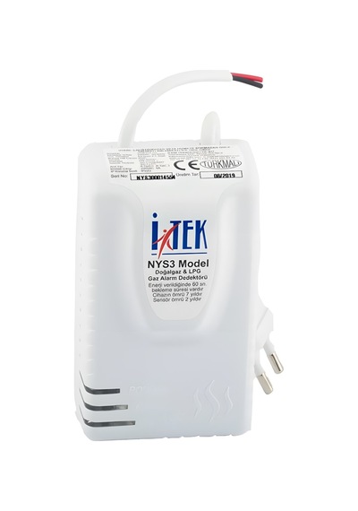 Doğalgaz Alarm Cihazı Nys-3 Model Gaz Dedektörü, Garantili Itek