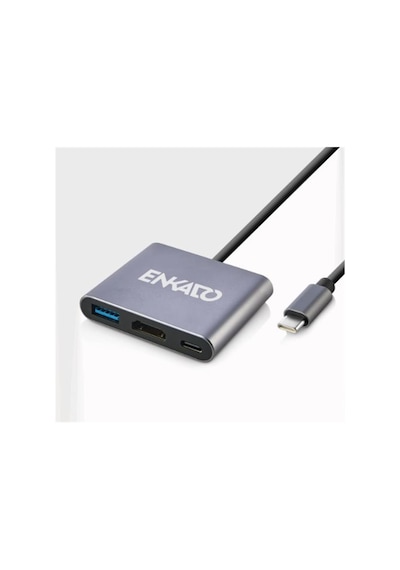Enkado Ekd-tp43 Typce-c To 3 İn1 Hdmı +pd +usb 3,0 Adaptör