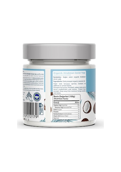 OG natural Organik Hindistan Cevizi Yağı 170 Gr 170 G