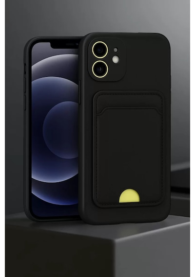 Newface Apple İphone 11 Kılıf Kelvin Kartvizitli Silikon - Lila