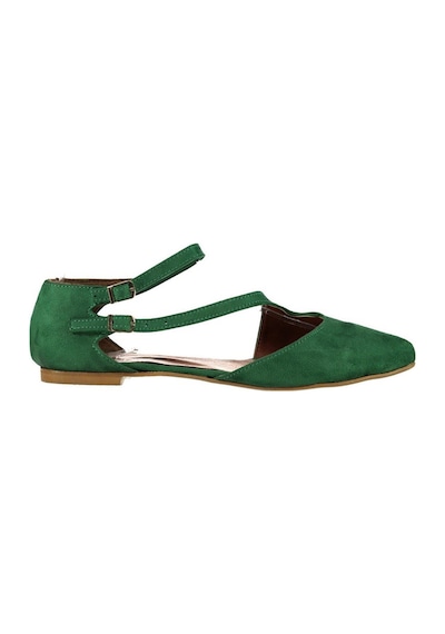 Fox Shoes Yeşil Kadın Babet D726016902 Yeşil